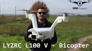 Drón 2 motorral - LYZRC L100 Bicopter -  Drone Hungary - Drón teszt
