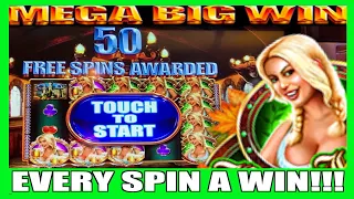 **MEGA BIG WIN!** 50 FREE SPINS!🍺Bier Haus WMS Slot Machine Bonus