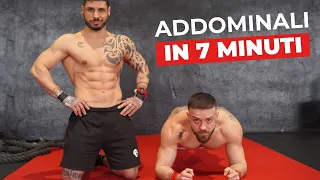 ADDOMINALI SCOLPITI IN 7 MINUTI