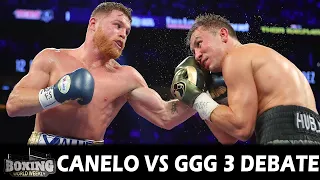 CANELO ALVAREZ vs GENNADIY GOLOVKIN 3 DEBATE!