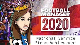 Football Manager 2020 National Service Steam Achievement Unexpected Reaction