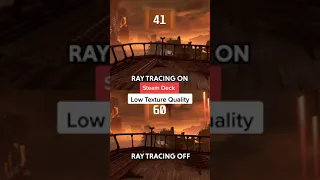 Doom On Steam Deck. Ray Tracing On VS Off.