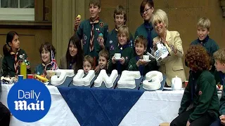 Dame Barbara Windsor: Carry On star attends 2012 Buckingham Palace party with scouts