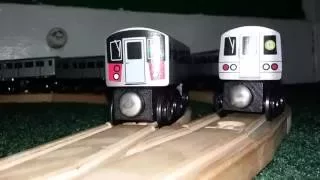 My Munipals Wooden Train Layout