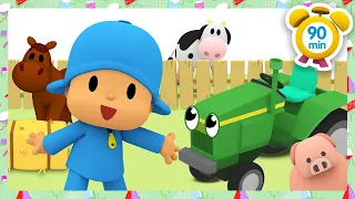 🚜 POCOYO FRANÇAIS - Les tracteurs de la ferme [ 90 min ] | DESSIN ANIMÉ pour enfants