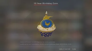 Unlocking 10 Year Birthday Coin (CS:GO)