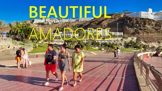 Playa Amadores GRAN CANARIA Spain 2024 🇪🇸 🔴 NEW Walking Tour in Canary Islands [4K UHD]