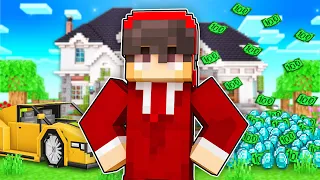 Cash is a MILLIONAIRE in Minecraft!