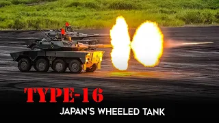 The Power Of Japan's "Cool" Type-16 Wheeled Tank