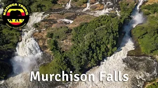 Kazinga Tours - Murchison Falls Waterfall from the Sky