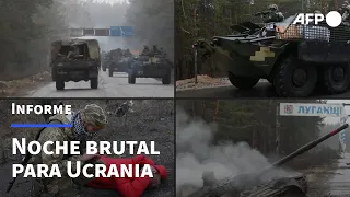 Noche brutal para Ucrania y rusos aceptan bajas | AFP