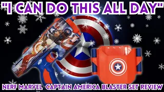 A Great Skin on a Classic Blaster! (Nerf Marvel Captain America Blaster Set Review)