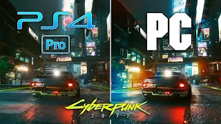 Cyberpunk 2077 : PS4 Pro vs PC (RTX Ultra) - Graphics Comparison