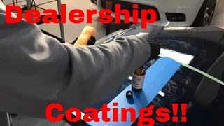 Dealership Coatings! What Are They? Are They Worth It....Or Garbage?