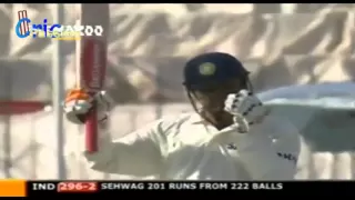 V Sehwag 309  Pakistan v India, 1st Test, Multan, 2004