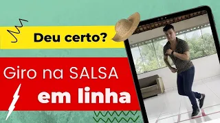 Aprenda um dos giros mais executados na salsa em linha.