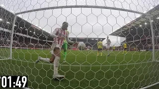 GOAL CAM: Stoke City Almost Score Three In Three Minutes