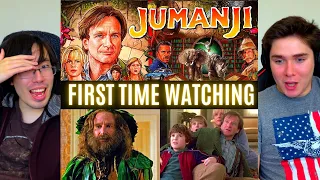 REACTING to *Jumanji (1995)* IT'S SO GOOD!! (First Time Watching) Classic Movies