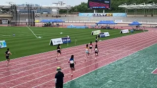 2023 보은 제4회 전국 초.중.고등학교 학년별 육상경기대회 대회 여자 중학교 3학년 200m 예선 1조 1위 경명여중 이다인 선수 26초34