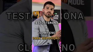 Testosterona ou clomifeno para reposição? #testosterona #clomifeno