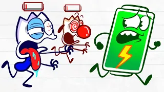 Nate Needs A Super Power Battery | Animated Cartoons Characters | Animated Short Films