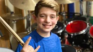 “My Life Would Suck Without You” by Kelly Clarkson - 10 Year Old Drummer