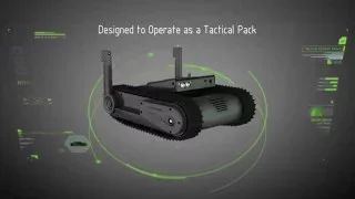 New light tactical tracked robot UGV DOGO General Robotics armed with Glock 26 9mm pistol