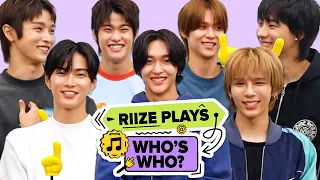 RIIZE Plays Who's Who