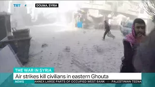 Air strikes kill civilians in Syria's eastern Ghouta