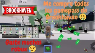 Compré todos los Gamepass de Brookhaven 😱+¿cuánto gaste?