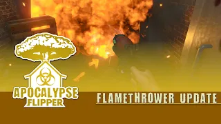 House Flipper - Flamethrower Update! | Apocalypse DLC