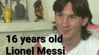 16 years old Lionel Messi interview, English subtitles. / Entrevista al joven Lionel Messi