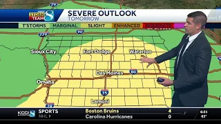 A soggy Friday with more severe storm chances ahead