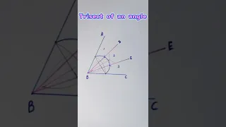 How to trisect an angle #short#viral #youtube #trending #geometry