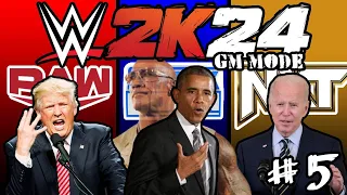 Million Dollar Troubles! | The US Presidents play WWE 2K24 GM Mode | Episode 5