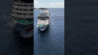 AIDAmar schickt traumhafte Grüße aus der Karibik! 🚢🌴☀️ Wer wäre gerne an Bord? #aidamomente #tortola