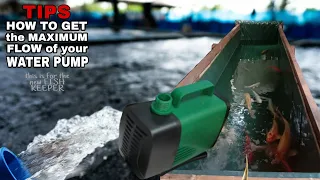 HOW GET MAXIMUM WATER FLOW OF YOUR WATER PUMP | How to install water pump AQUASPEED pump