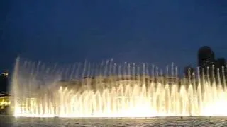 Dancing Fountains "Con te partirò" @ Burj Khalifa