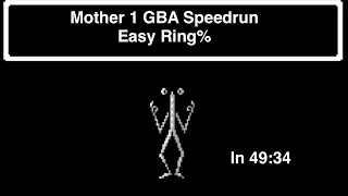 Mother 1 GBA Easy Ring Speedrun in 49:34