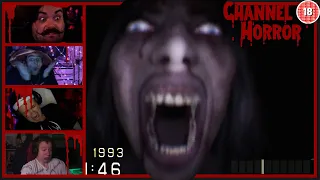 DON'T SCREAM Gamers React to Horror Games - Jump scares - 2