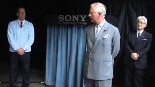 The Prince of Wales visits SONY's UK Technology Centre