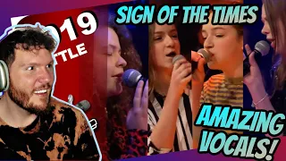 MIMI & JOSEFIN Reaction SIGN OF THE TIMES | The Voice KIDS Germany | Mimi/Josi, Kimberly and Greta!