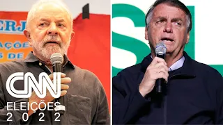 No Sudeste, Lula tem 41% e Bolsonaro, 36%; indica pesquisa Datafolha | CNN 360°