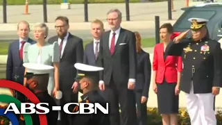 Czech Republic Prime Minister Petr Fiala attends wreath laying ceremony at the Rizal Park