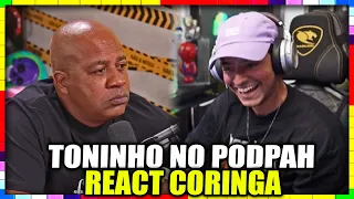 CORINGA REAGE AOS MELHORES MOMENTOS TONINHO TORNADO 🤣