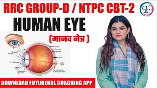 Science for RRC GROUP D | HUMAN EYE | FOR RRC GROUP- D | BIOLOGY |  BY KAJAL MA'AM #rrcgroupd