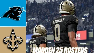 Kool-Aid McKinstry l Panthers vs Saints l (Madden 25 Rosters) l PS5 Simulation