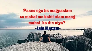 Paano nga ba magpaalam sa mahal mo kahit alam mong mahal  ka din niya?  ( Hugot )