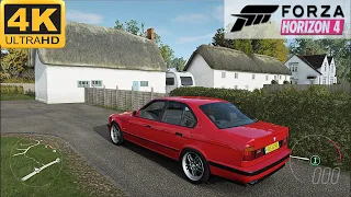 BMW M5 (1995) Forza Horizon 4 - gameplay 4K - ULTRA SETTINGS