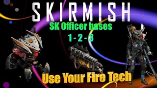 War Commander Skirmish Event SK Officer Bases 1-2-3 Free Repair.